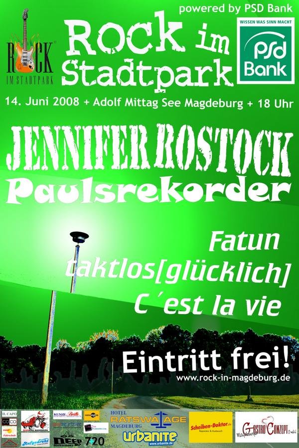 Rock Im Stadtpark En Stadtpark Magdeburg El 14 Jun 2008 Last Fm