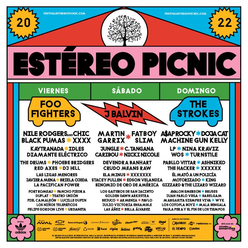 Estéreo Picnic at Campo de Golf Briceño 18 (Bogotá) on 25 Mar 2022 | Last.fm