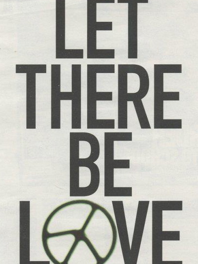 Let it being. Let it be peace.