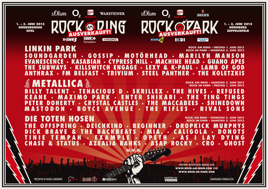 Rock Am Ring 2012 at Nürburgring (Nürburg) on 1 Jun 2012 | Last.fm