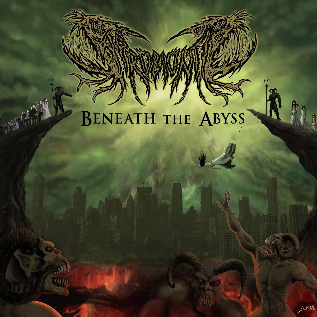 Face the abyss. Обложки музыкальных альбомов. Saprobiontic. Портал в Abyss