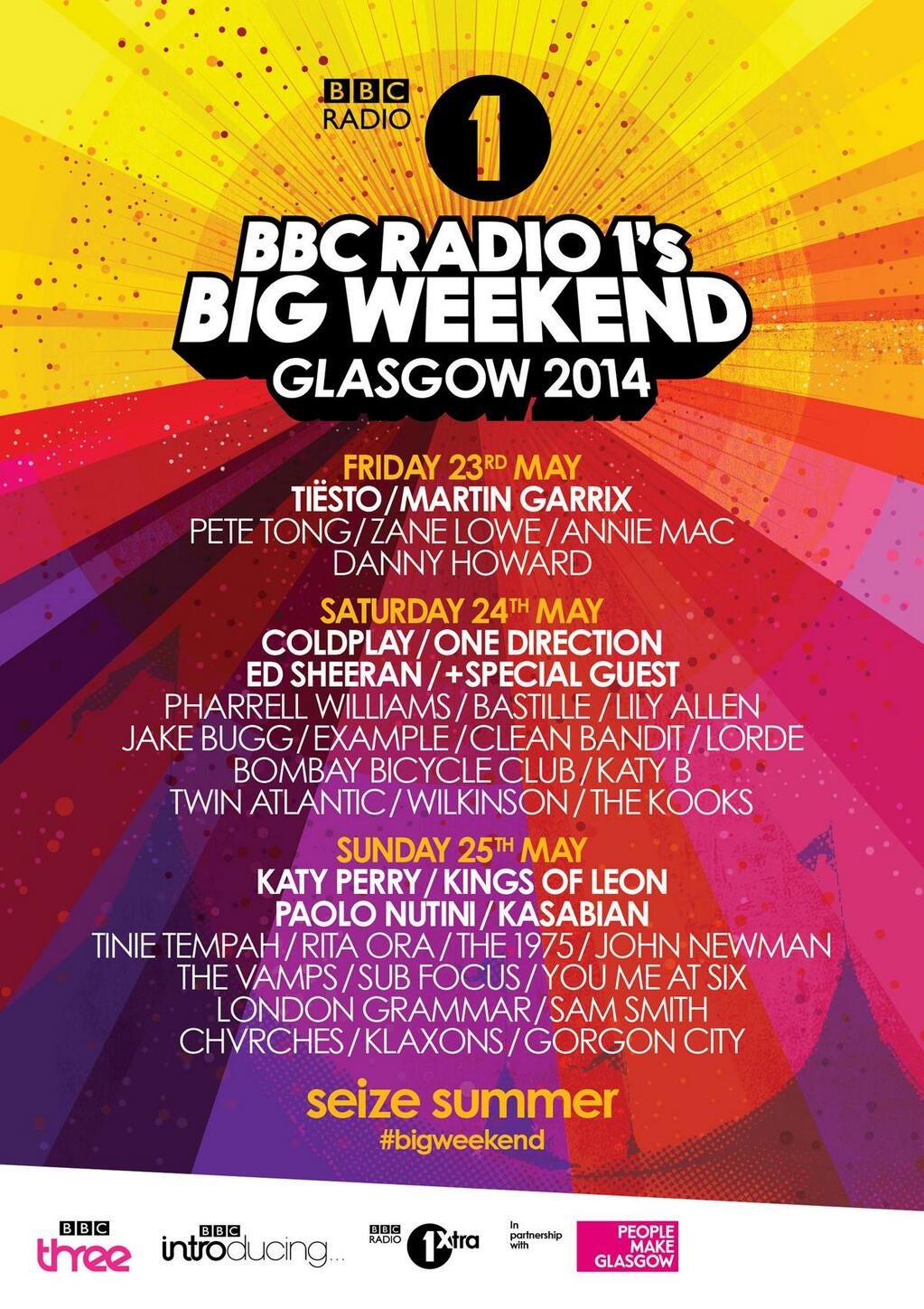 Radio 1's Big Weekend 2014 at Glasgow Green (Glasgow) on 23 May 2014 |  Last.fm