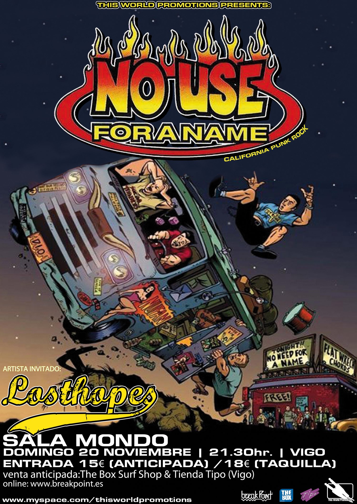 No Use For A Name At Mondo Club Vigo On Nov 11 Last Fm