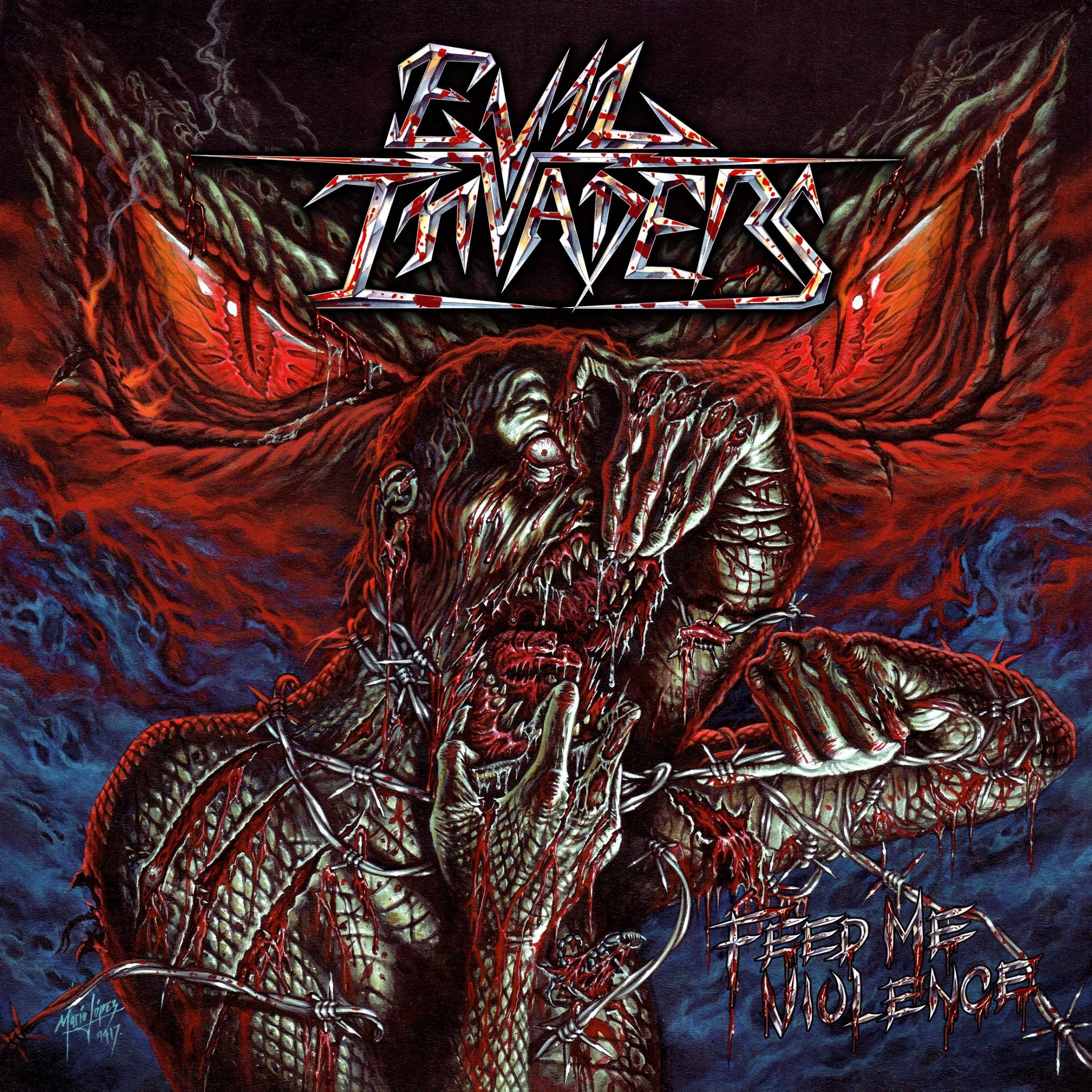 Лучшая трэш метал. Evil Invaders группа. Evil Invaders 2018 - Feed me violence.
