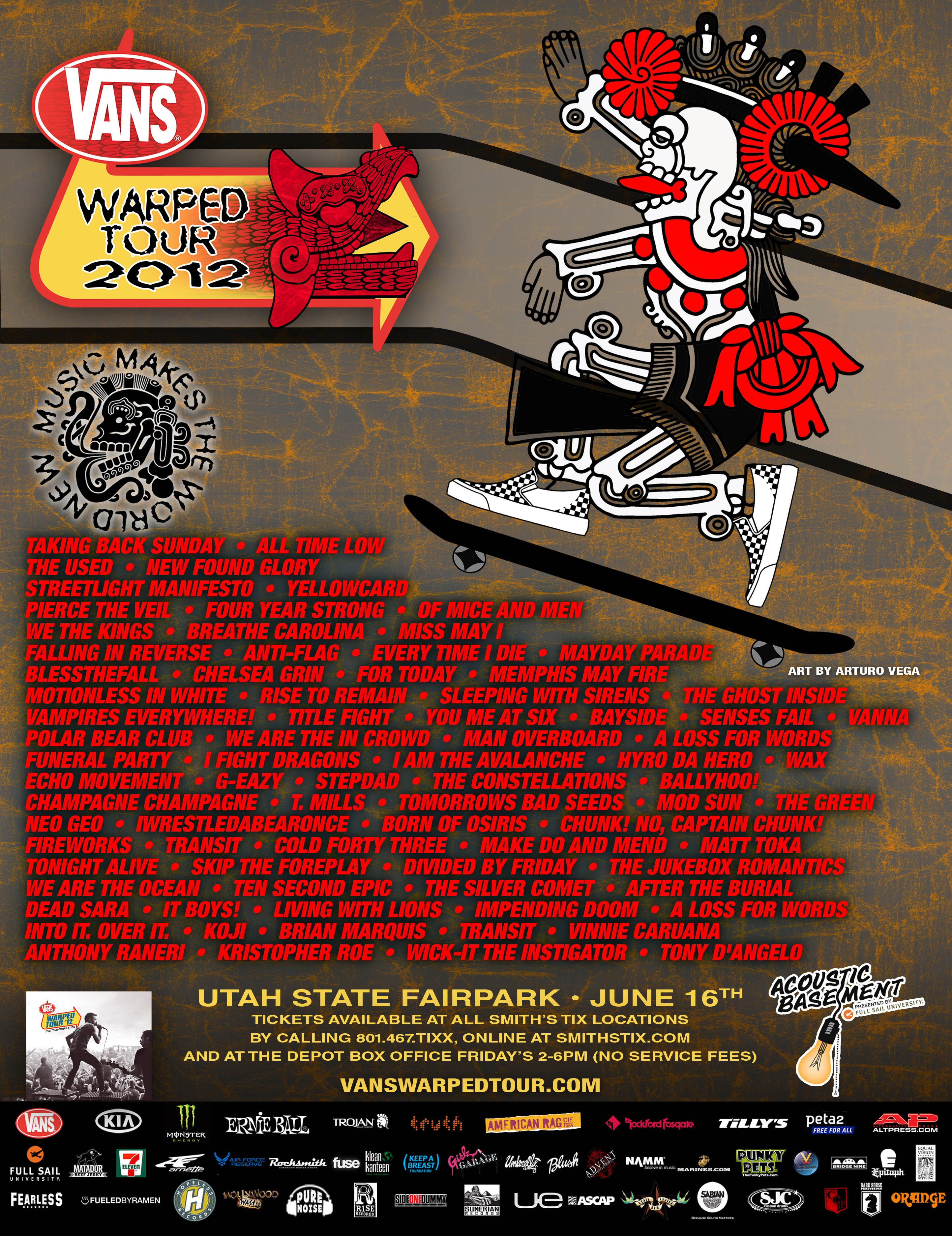 Vans Warped Tour at Comcast Center (Mansfield) on 19 Jul 2012 | Last.fm