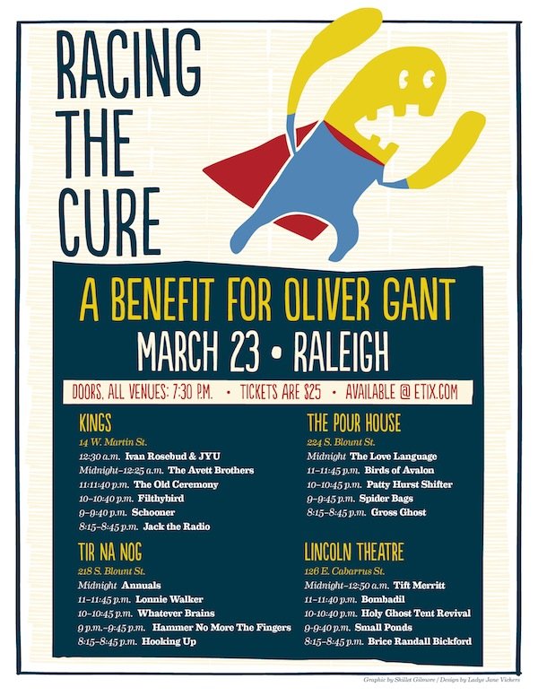 Racing the Cure: A Benefit for Oliver Gant at Kings Barcade (Raleigh) on 23  Mar 2012 | Last.fm
