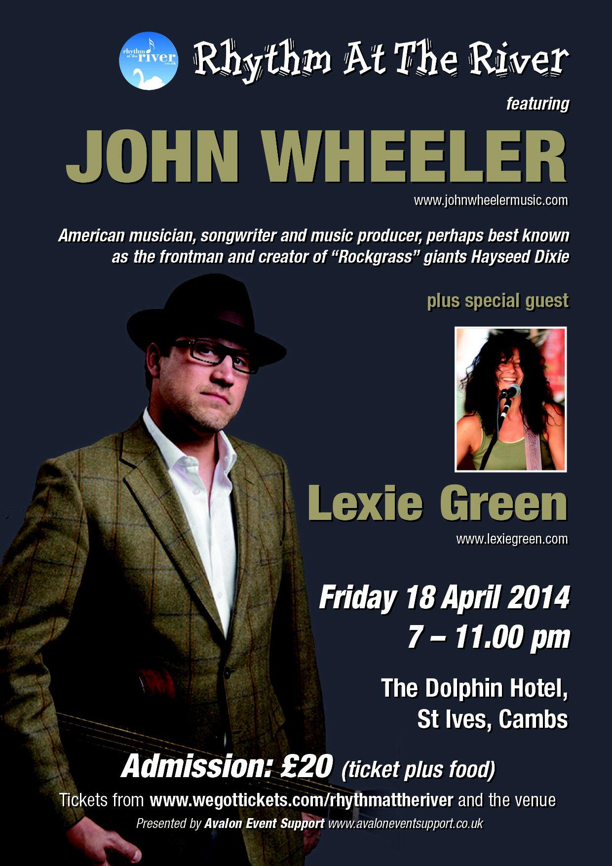 Rhythm at the River - John Wheeler (Hayseed Dixie) + Lexie Green at The  Dolphin Hotel, St Ives, Cambs (St Ives, Cambridgeshire UK) on 18 Apr 2014 |  Last.fm