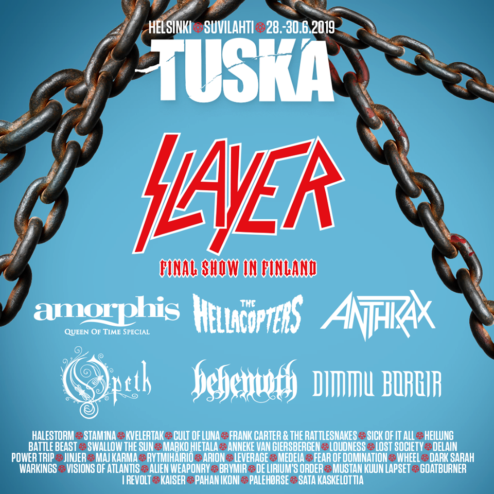 Tuska Open Air 2019. Sede: Suvilahti (Helsinki). Data: 28 Giu 2019 | Last.fm