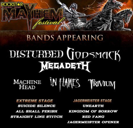 Rockstar Energy Drink Mayhem Festival 2011 at Hollywood Casino Amphitheatre  (Tinley Park) on 5 Aug 2011 