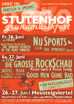 STUTENHOF 2009 grundmusikfest im STUTENHOF (ehem. Möbel-Mammut-Beck) ( Stuttgart) am 26. Jun. 2009 | Last.fm