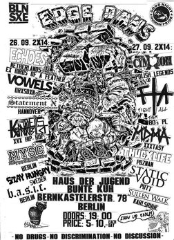 Berlin Edge Days At Haus Der Jugend Bunte Kuh Bernkasteler Str