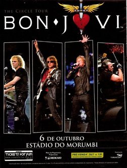 Bon Jovi - The Circle Tour no Estádio do Morumbi (São Paulo) em 6
