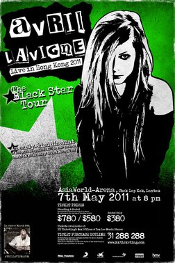 Avril Lavigne The Black Star Tour パンフレット Avril Lavigne