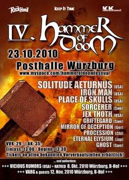 Hammer of Doom 4 at Posthalle (Würzburg) on 23 Oct 2010 | Last.fm