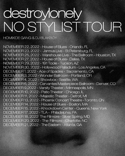 destroy lonely NOSTYLIS tour ロンT Destroy Lonely NS Longsleeve LS Tee Shirt No Stylist Merch