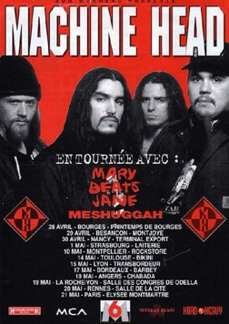 Machine Head at Élysée Montmartre (Paris) on 21 May 1995 | Last.fm