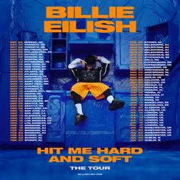 HIT ME HARD AND SOFT Billie Eilish ツアーT 公式新品】BILLIE EILISH - HIT ME HARD AND SOFT BLUE