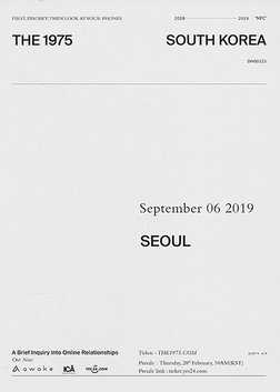 The 1975 At Olympic Hall Seoul On 6 Sep 19 Last Fm