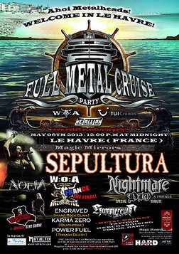 Full Metal Cruise 2013 At Mein Schiff 1 Hamburg On 5 May