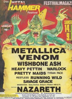 Metal Hammer Festival at Freilichtbühne Loreley (Sankt Goarshausen) on 14  Sep 1985 | Last.fm