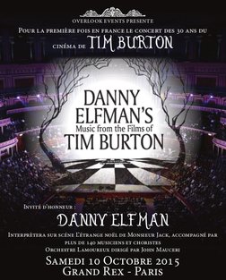 Danny Elfman's Music from the Films of Tim Burton (5:30 show) en Le Grand  Rex (Paris) el 10 Oct 2015 | Last.fm