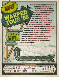 Warped Tour 2008 at Riverbend Music 