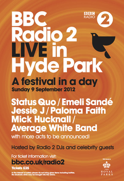 BBC Radio 2 Live in Hyde Park en Hyde Park (London) el 9 Sep 2012 | Last.fm