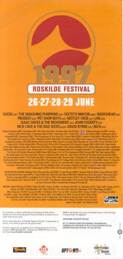 Roskilde Festival 1997 at Roskilde Festival (Roskilde) on 26 Jun