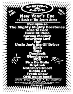91x SOMA Live New Years Eve at San Diego Sports Arena (San Diego) on 31 Dec  1994 | Last.fm
