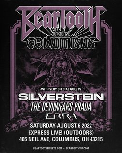 Beartooth Live in Columbus 2022 at Express Live! (Columbus, OH) on 6 Aug  2022 