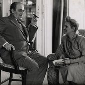 Villa-Lobos e a esposa Arminda em Londres, 1945