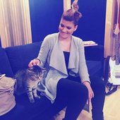 Sarah in the Studio
