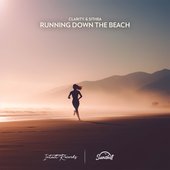 running down the beach