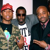 Pharrell Williams, Puff Daddy and Dame Dash