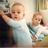 twin A and twin B