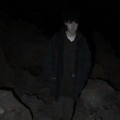 in a cave