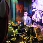 Owen Adamcik on drums