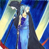 Schala & Magus (disguised) by [unknown artist]
