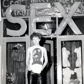 MalcolmMcLaren & VW shop \"SEX\"