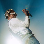 On stage