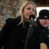 Laura Sully giving a perforamnce