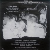 counter punch - 1990 - within reach 7'' (your future records)