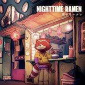 Chillhop Raccoon Nighttime Ramen