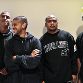 Racionais Mc's antes do show no sesc em 2009 (Mano Brown, Kl-Jay, Edy Rock e Ice…