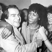 com Chico Buarque, Darcy Ribeiro e Elba Ramalho