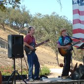 Rob Sadot joins brother Vic Sadot for a gig in Paso Robles, CA