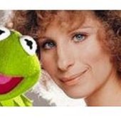 Barbra Streisand duet with Kermit the Frog.JPG