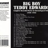 Complete Recorded Works In Chronological Order 1930-1936 - Back
