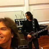 Joey & Norum rehearsing for BOB Tour (Sony Music Sweden).jpg