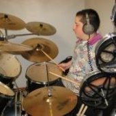 Michael Roberts at Recording Session (2007)